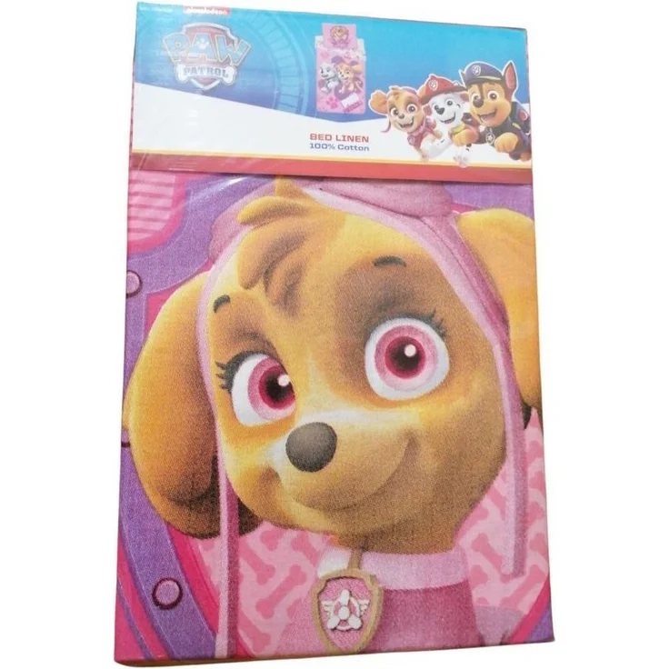 PAW PATROL Babybettwäsche PAW Patrol Baby-Bettwäsche "Call the PAW Patrol" in Rosa, Baumwolle – Bild 1