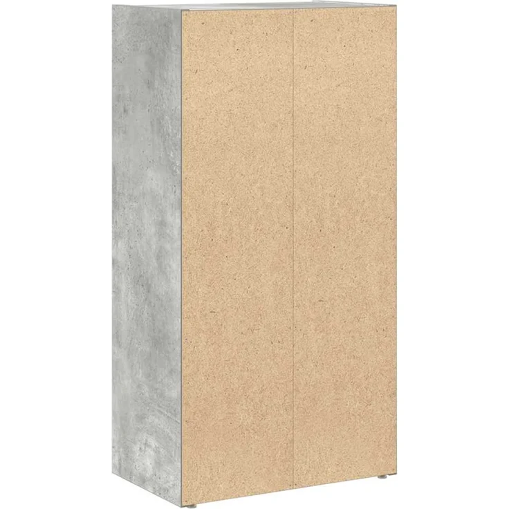 vidaXL Bücherregal Betongrau 40x24x77 cm Holzwerkstoff 860367 – Bild 7