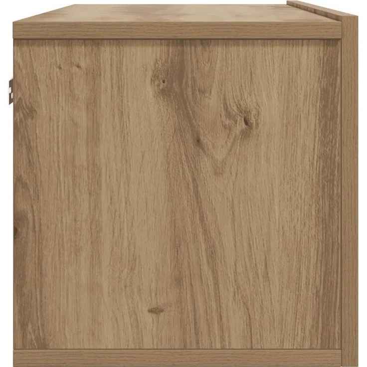 TV-Wandschrank, TV-Hängeboard Fernsehschrank Artisan-Eiche 100 x 30 x 30 cm Holzwerkstoff – Bild 5
