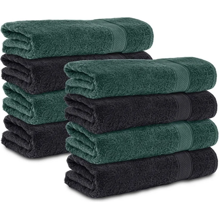 Komfortec Handtuch Set 50x100 cm aus 100 % Baumwolle, Frottee (Packung, 8-St), Handtücher Set, Weich, Towel – Bild 5