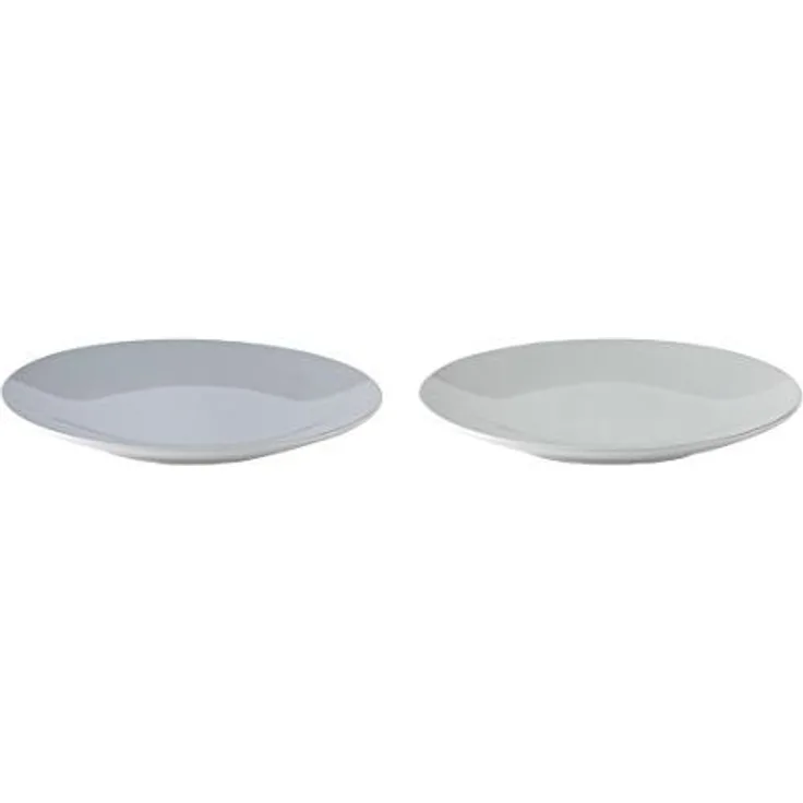 Stelton Emma Teller Blue, 2er Set, Speiseteller, Geschirr, Steinzeug glasiert, Blau, 18 cm, x-209