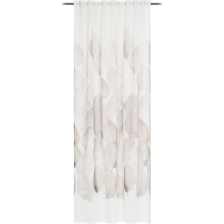 GÖZZE Schlaufenschal VAPIANO stein BH 140x255 cm grau Vorhang – Bild 1