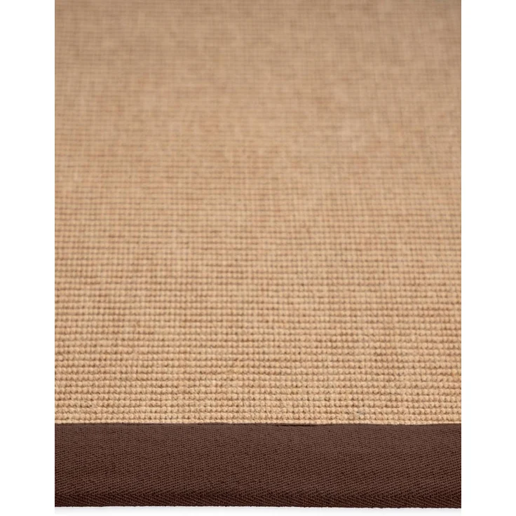 carpetfine Sisalteppich Sisal, rechteckig, Höhe: 5 mm, mit farbiger Bordüre, Anti Rutsch Rückseite – Bild 8