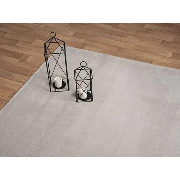 the carpet Relax kuscheliger Kurzflor Teppich, Anti-Rutsch Unterseite, Waschbar bis 30 Grad, Super Soft, Felloptik, Sand, 200x280 cm – Bild 4