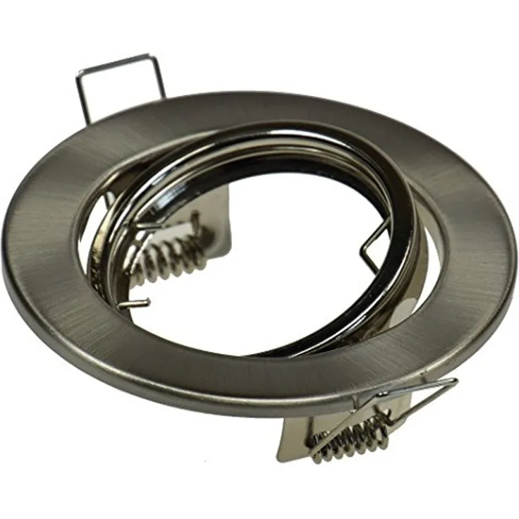 ChiliTec Einbauleuchte GU10 Deckenspot schwenkbar Edelstahl