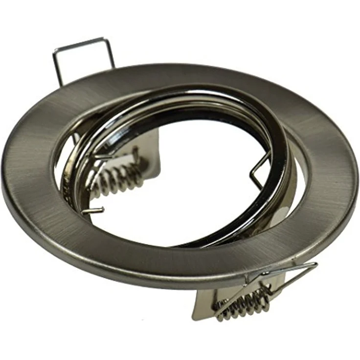 ChiliTec Einbauleuchte GU10 Deckenspot schwenkbar Edelstahl – Bild 1