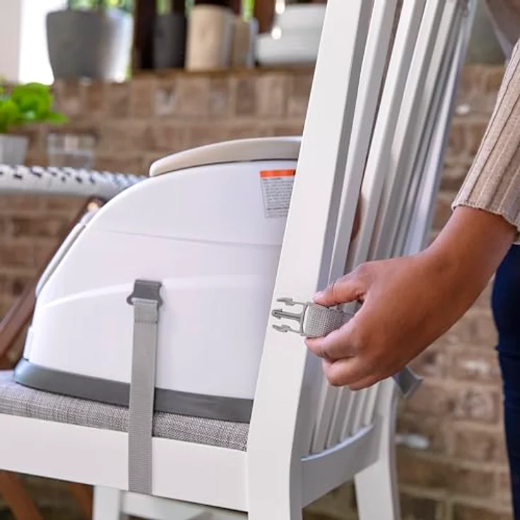 Ingenuity 2 in 1 Sitzerhöhung Stuhl, Babysitzerhöhung & Kleinkindersitz mit abnehmbaren Tablett, Essen & Fütterung Sitz für Kleinkinder, leicht zu reinigen, ideal für unterwegs, Beige, ab 6 Monaten – Bild 11
