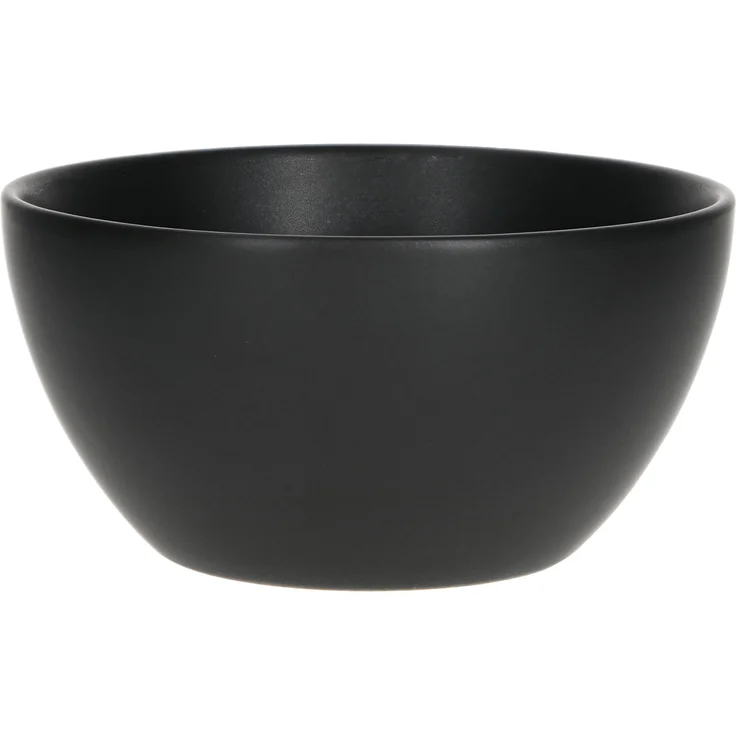 Mambocat Leopard Lampart Nero 6-tlg. Müslischalen Set Schwarz 450ml Steingut Salatschälchen Schüssel – Bild 3