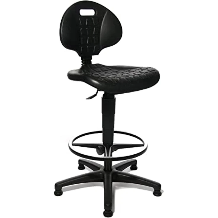 Topstar Arbeitsdrehstuhl ´TEC 20 Counter´, schwarz – Bild 1