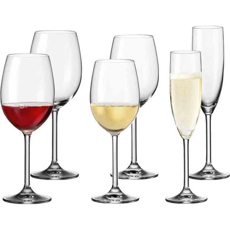 Leonardo DAILY Weinglas Sektglas 6er Single-Set