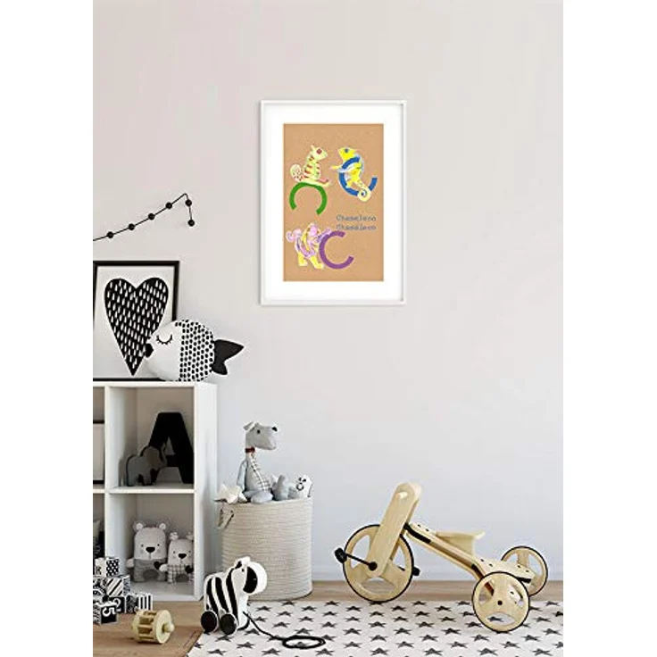 Komar ABC Animal C, Wandbild Poster für Kinderzimmer, 40 x 50 cm, seidenmatte Oberfläche, fotorealistischer Druck, ohne Rahmen – Bild 4