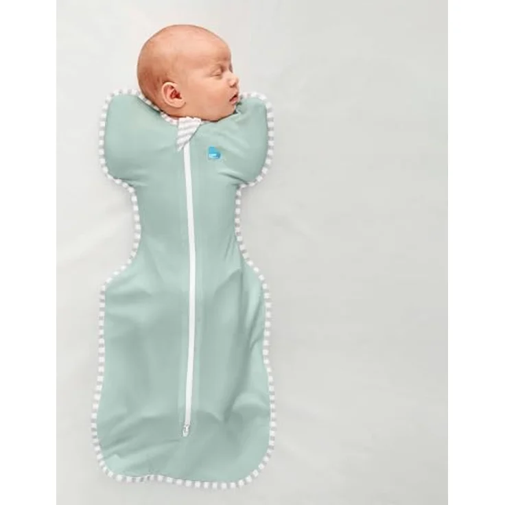 Love To Dream Pucksack Lite, Baby Erstausstattung Neugeboren (2,2-3,8kg), ideal für warme Temperaturen 24-27°C, Arme hoch Position, zweiweg-Reißverschluss für einfaches Windelwechseln, Schlafsack – Bild 3