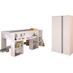 Parisot 'Pirouette 14' 2-tlg. Kinderzimmer-Set, Holz weiß