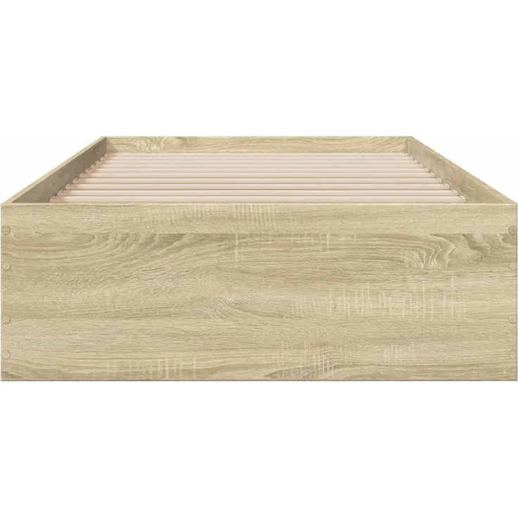 vidaXL Bettgestell mit Schubladen Sonoma-Eiche 75x190 cm Holzwerkstoff 3280442 – Bild 9
