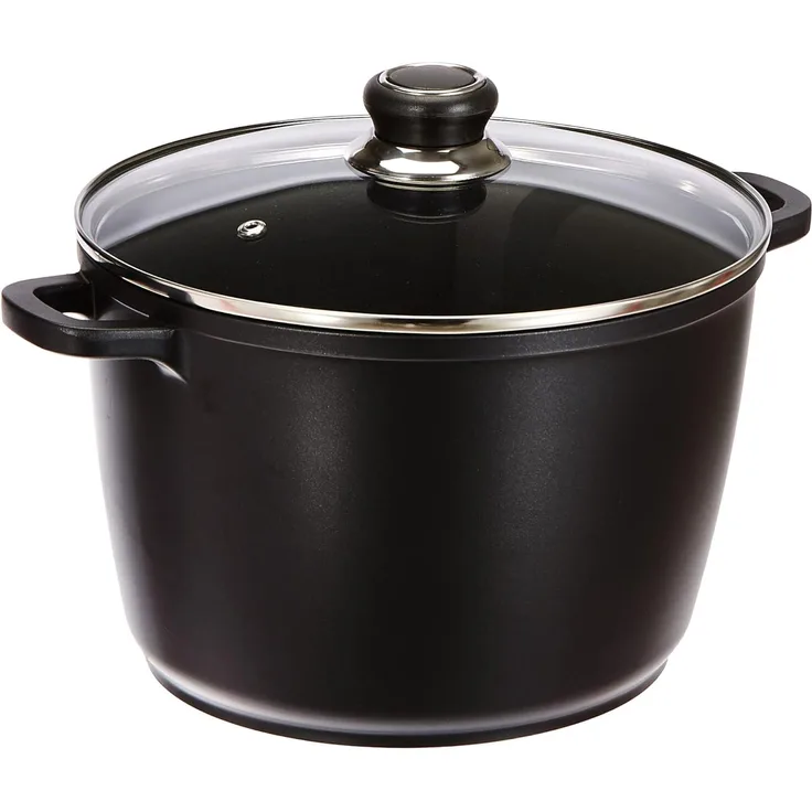 Aluguss Universaltopf DELTA 24 cm rund mit Glasdeckel, 6,3 Liter / Karl Krüger
