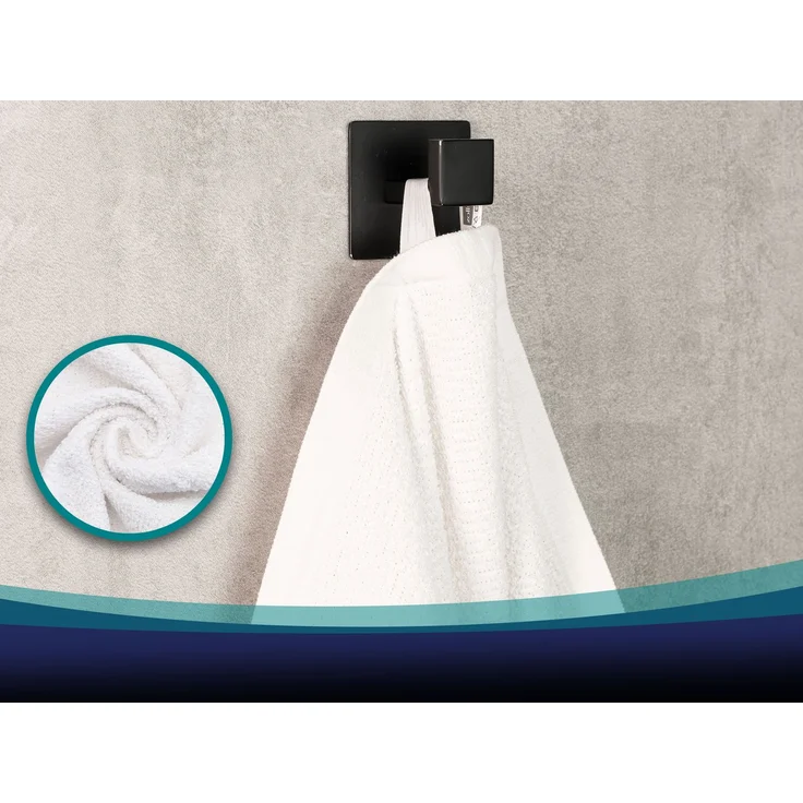 ZOLLNER 10er Set Handtücher, 70% Baumwolle, 30% Polyester, weiß, 50x100 cm – Bild 2