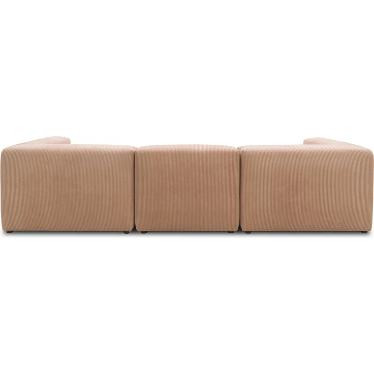 DOMO. collection Ecksofa 800011, Modul-Couch in L-Form, individuell kombinierbar, Cord Sofa, Polsterecke, Eckcouch, Polstergarnitur 301 x 193 x 69 (BxTxH), rose – Bild 5