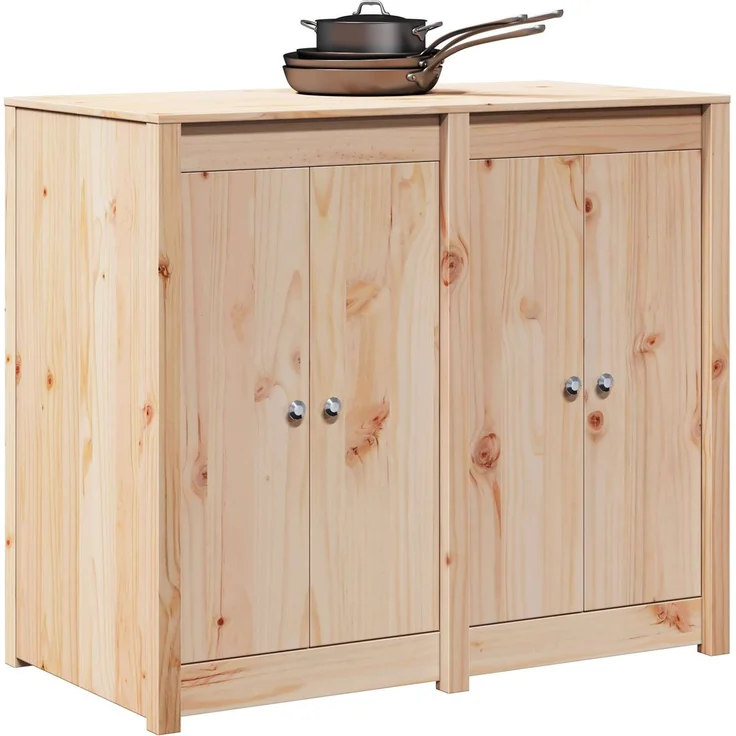 vidaXL Außenküchenschrank MEPPEL Natürlicher Douglas 106 x 55 x 92 cm 3443790 – Bild 3