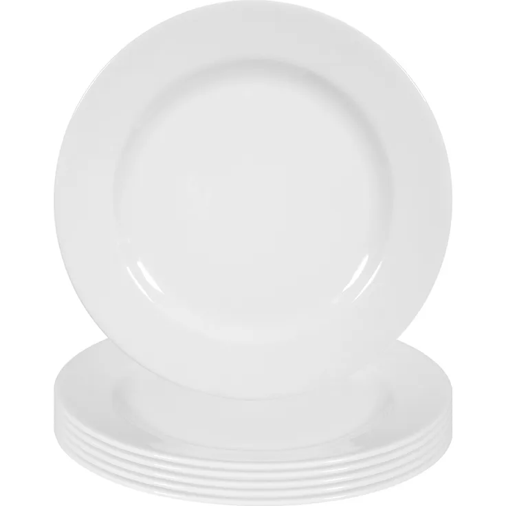 Seltmann Weiden Rondo/Liane Weiß Frühstücksteller ø 20 cm 6er Set