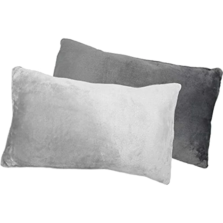 MOON Heimtextilien Bettwäsche / Kissenbezug Pack Cashmere Touch Winter Wendekissenhülle Plüsch – Bild 2