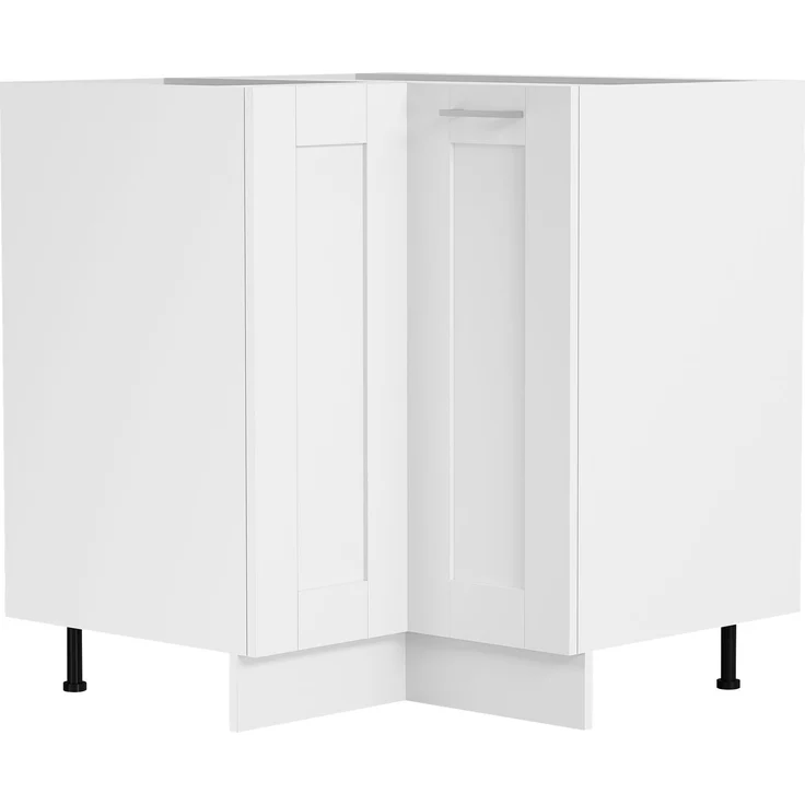 VCM Küchenmöbel Unterschrank Colura 920543 Weiß H. 82 x B. 76 x T. 76 cm – Bild 1