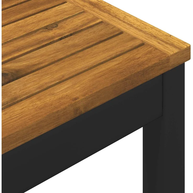 vidaXL Gartenbar-Tisch NAARDEN Natürlich und Schwarz 901346 – Bild 6
