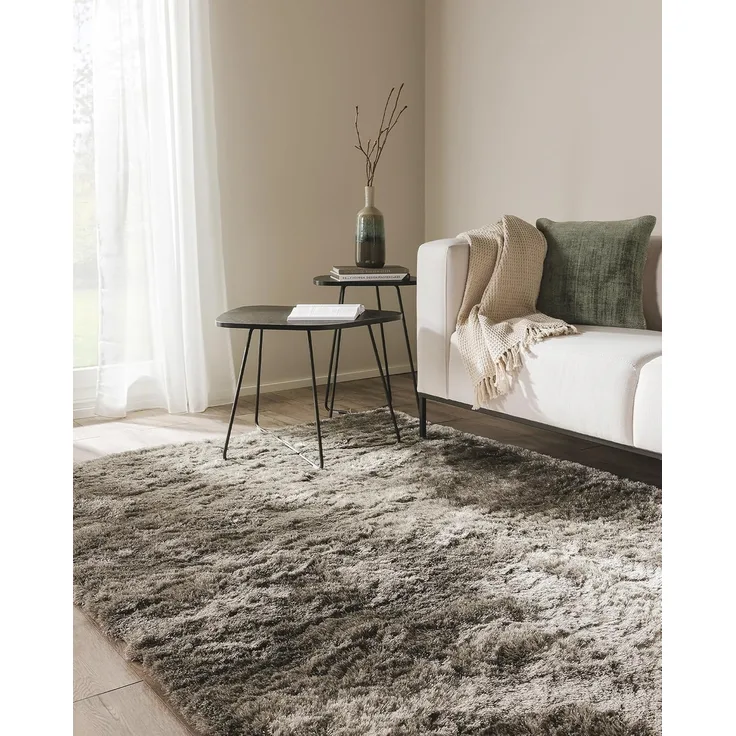 benuta Teppich Whisper, rechteckig, Höhe: 31 mm, Hochflorteppich Wohnzimmer, Schlafzimmer, Esszimmer, Flur, Weich