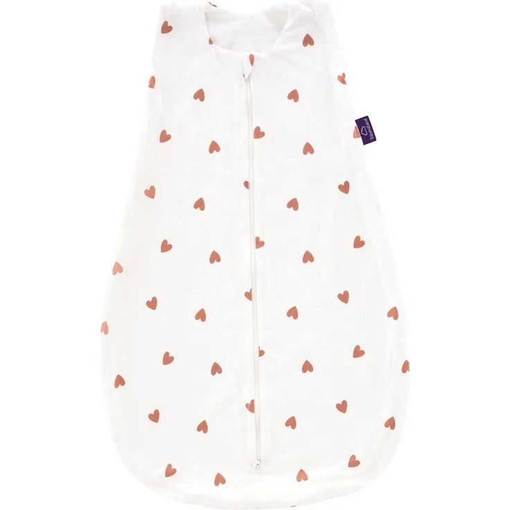Träumeland Schlafsack Sommer-Schlafsack Baumwoll-Jersey Herz Größe 80