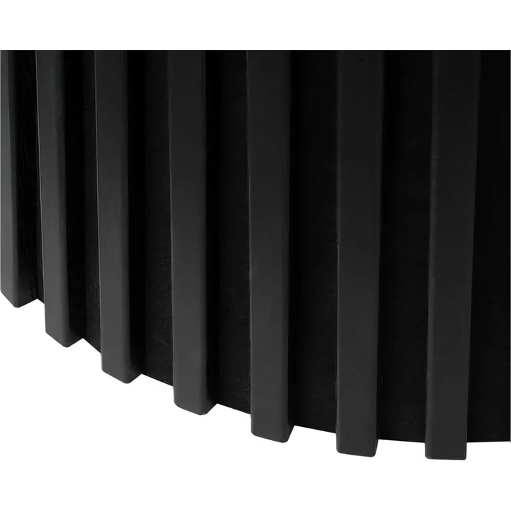 Esstisch Gobens Ausziehbar Ø120-220 cm Eiche Schwarz- Flexibler Holztisch – Bild 9