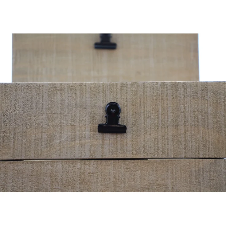 Fotohalter "Wood", 2er Set Holzrahmen Fotorahmen Holzaufsteller Klemmbrett – Bild 6