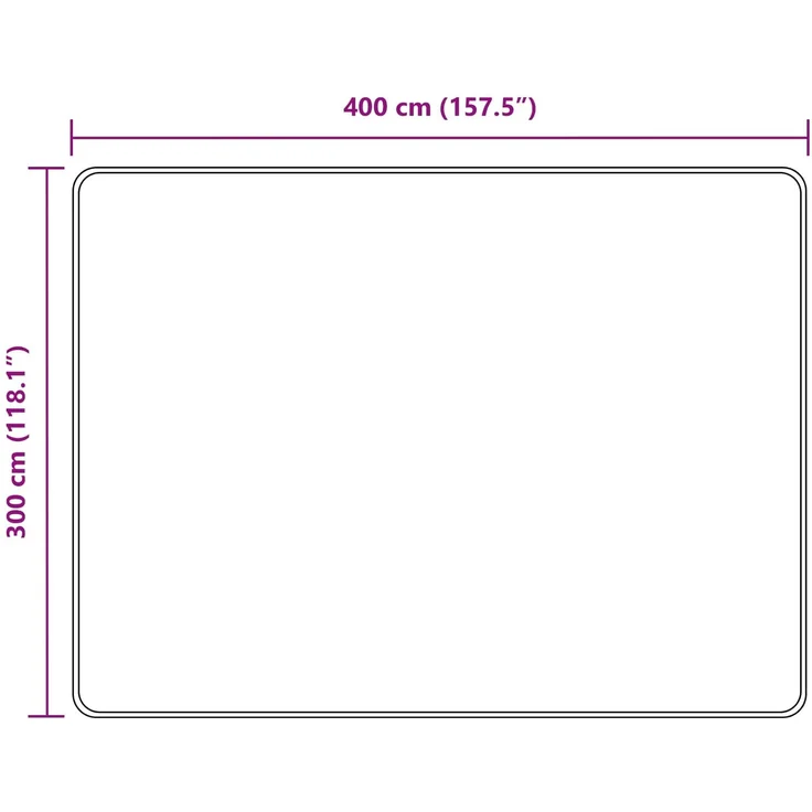 vidaXL Teppichläufer MARSA Sand 300x400 cm Polyester und PVC 42023129 – Bild 7