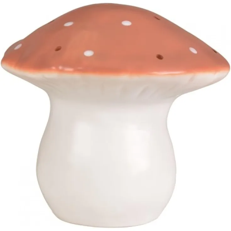 Mittelgrosses LED Nachtlicht, Pilz, 26x20 cm, in der Farbe terrakotta, «Made in Germany», von Egmont Toys