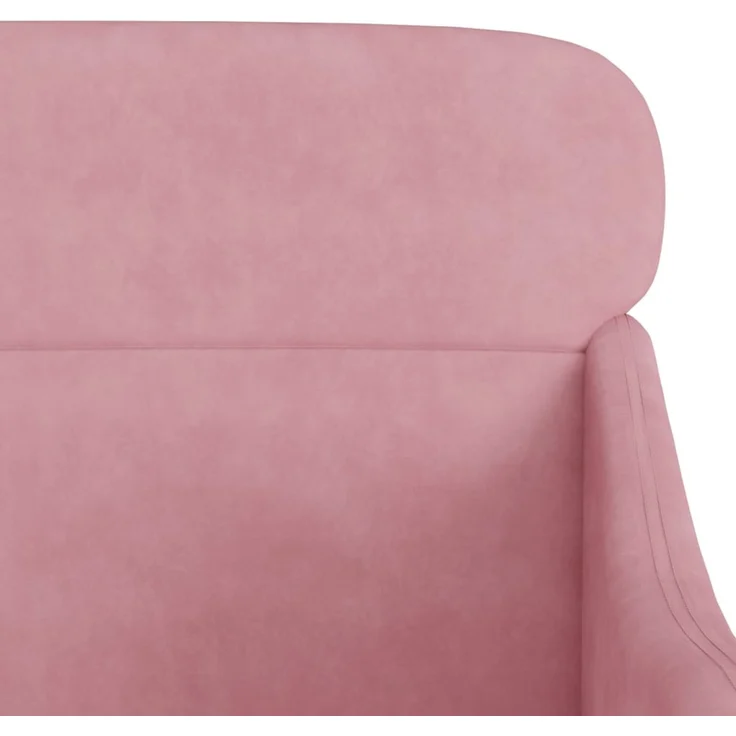 Sessel wohnzimmer, Relaxsessel, Fernsehsessel Rosa 63x76x80 cm Samt – Bild 6
