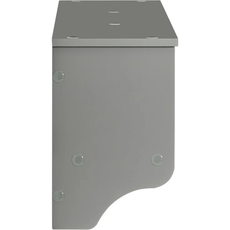 SoBuy FRG282-HG Wandgarderobe, MDF, Lackiert, Grau, 100 x 31 x 20 cm – Bild 1