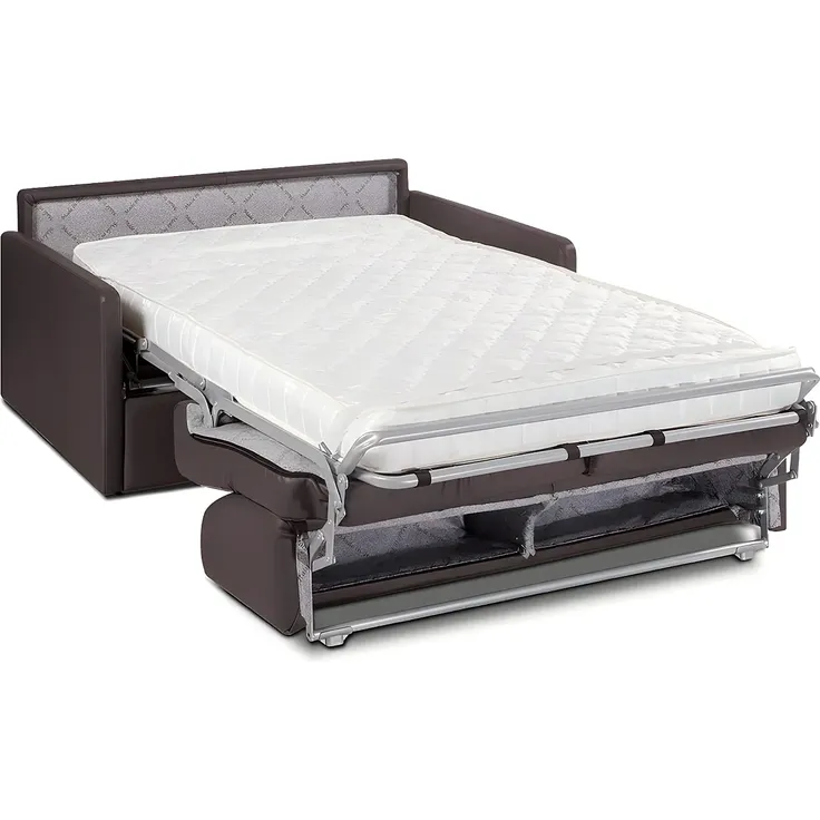 Vente-unique - CALIFE Sofa Kunstleder Braun - B 223 cm94 cm x H 85 cm x L 150 cm – Bild 2