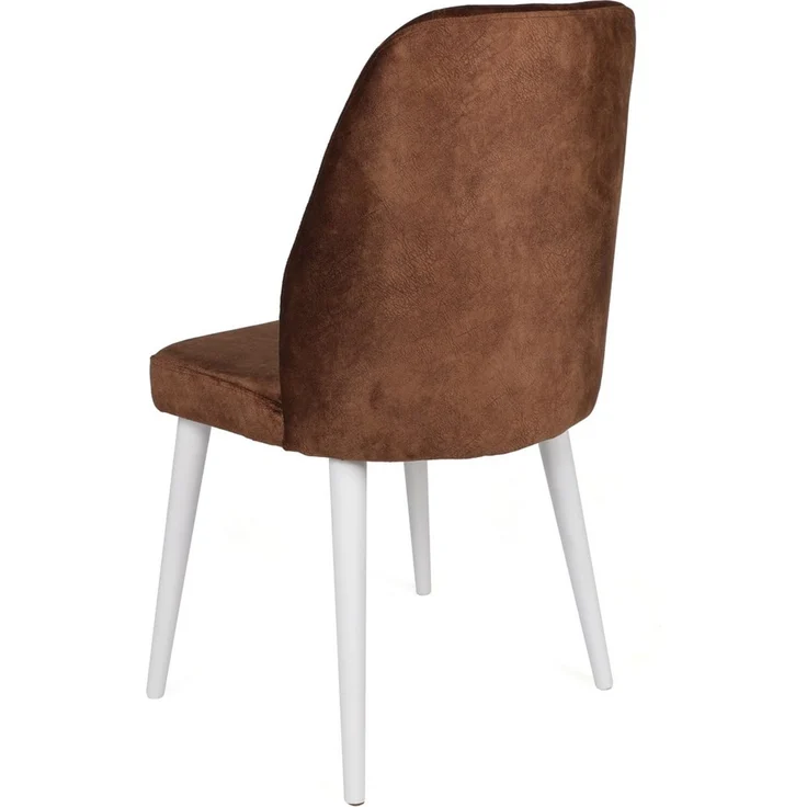 Skye Decor 'Dallas-586 V4' Stuhlset (4-teilig), Braun / Weiß, 50 x 90 x 49 cm – Bild 5