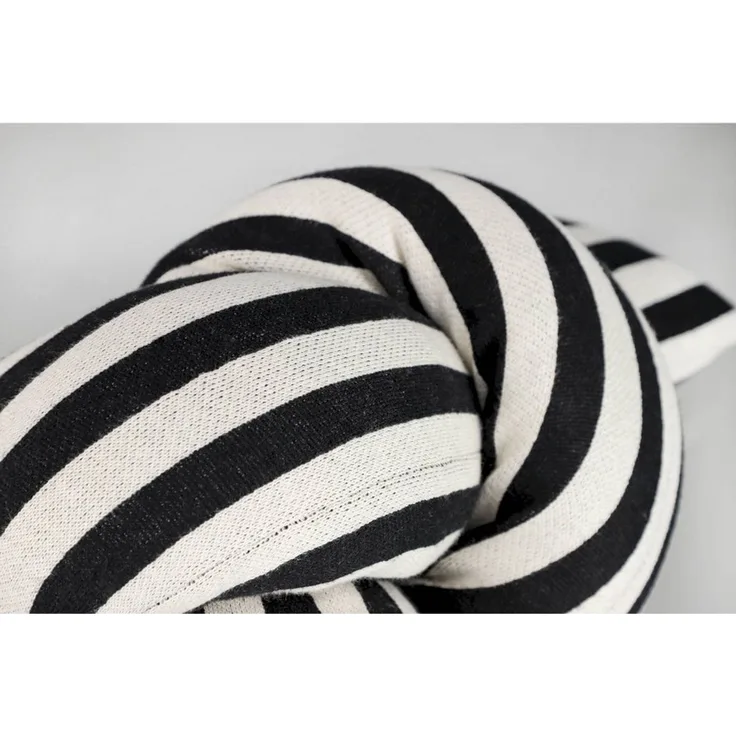 SCHÖNER WOHNEN-Kollektion Kissenhülle JOLLY Zierkissen mit Füllung, (1 Stück), 15x150 cm in Schwarz