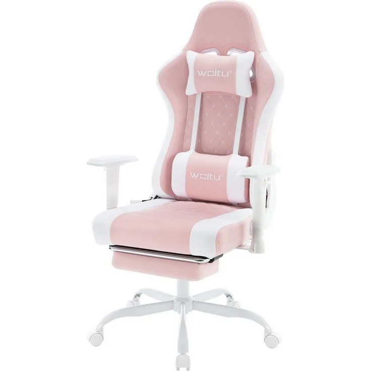 Woltu Gaming-Stuhl (1 St), mit Massagefunktion, ergonomisch, 150 kg, Netzstoff – Bild 5