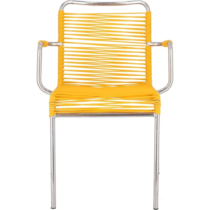 Outdoor Stapelsessel Fiam MYA SPAGHETTI gelb