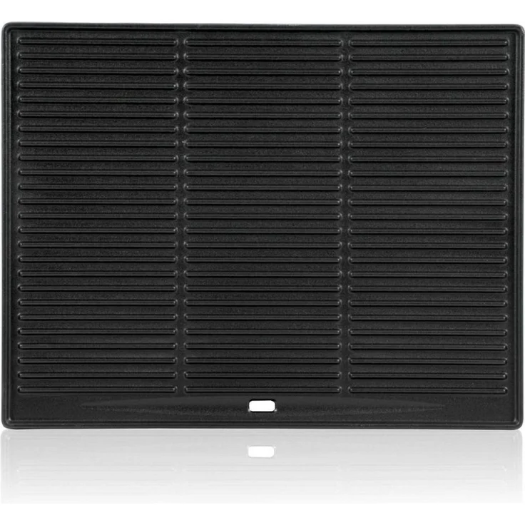 BBQ-Toro Grillplatte Gusseisen Grillplatte 45 x 35 cm, Wendeplatte, emailliert – Bild 4