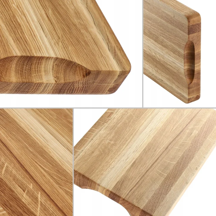 KADAX Schneidebrett 40x25 Holz-Eichenblock groß – Bild 5