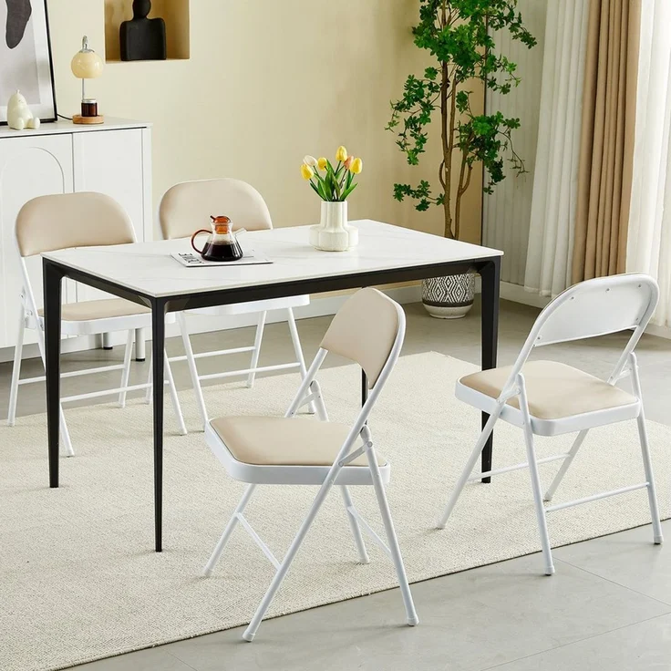 MCC direct Klappstuhl Kunstleder Klappstuhl gepolstert im 1er, 2er, 4er und 6er Set (4 St) – Bild 1