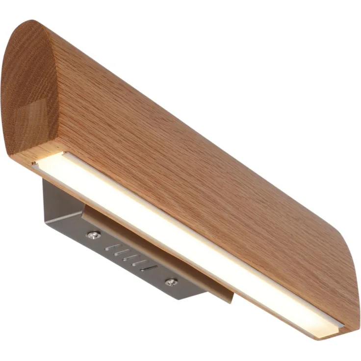 Wandleuchte Innen LED Wandlampe Wohnzimmer Wandstrahler Holz Flurlampe 1287814