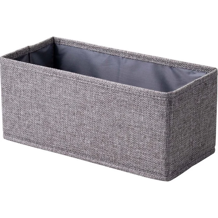 Fackelmann Aufbewahrungskorb 28 cm, Grau, faltbar – Bild 5
