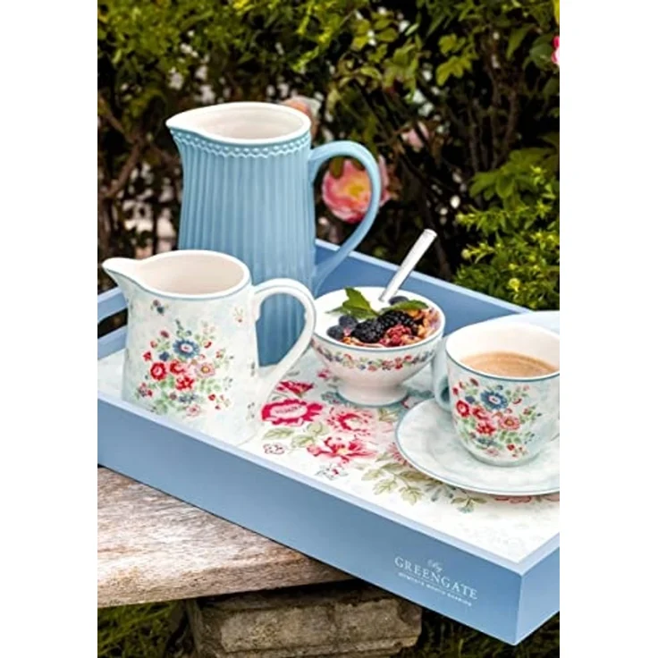 Greengate Tasse Ailis Tasse mit Untertasse white 270 ml, Steingut – Bild 2