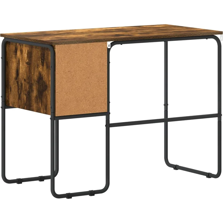 vidaXL Schreibtisch mit Stauraum Räuchereiche 100 x 50 x 75 cm 8008004 – Bild 6