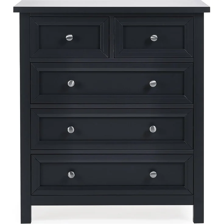 Julian Bowen Maine Kommode mit 3+2 Schubladen, Anthrazit, Holzwerkstoff, Einheitsgröße – Bild 20