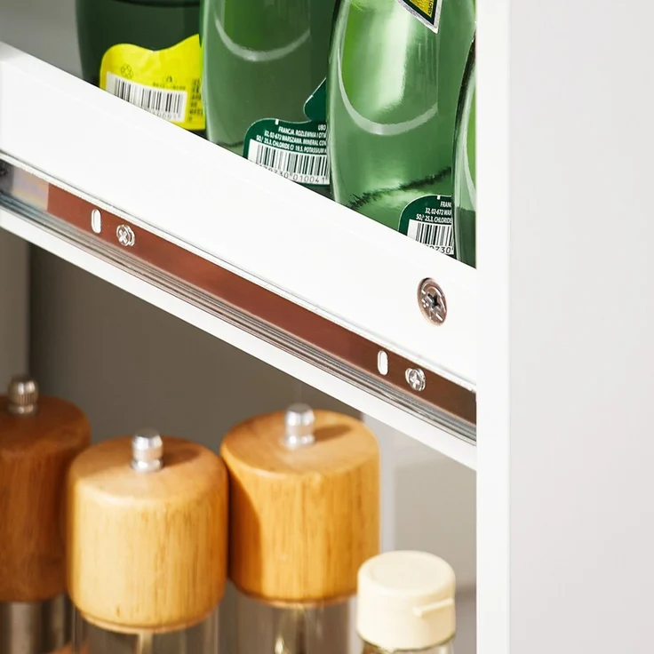 SoBuy NSR11-WN Toilettenschrank mit Toilettenpapierhalter, MDF, Lackiert, Weiß, 51 x 79 x 20 cm – Bild 8