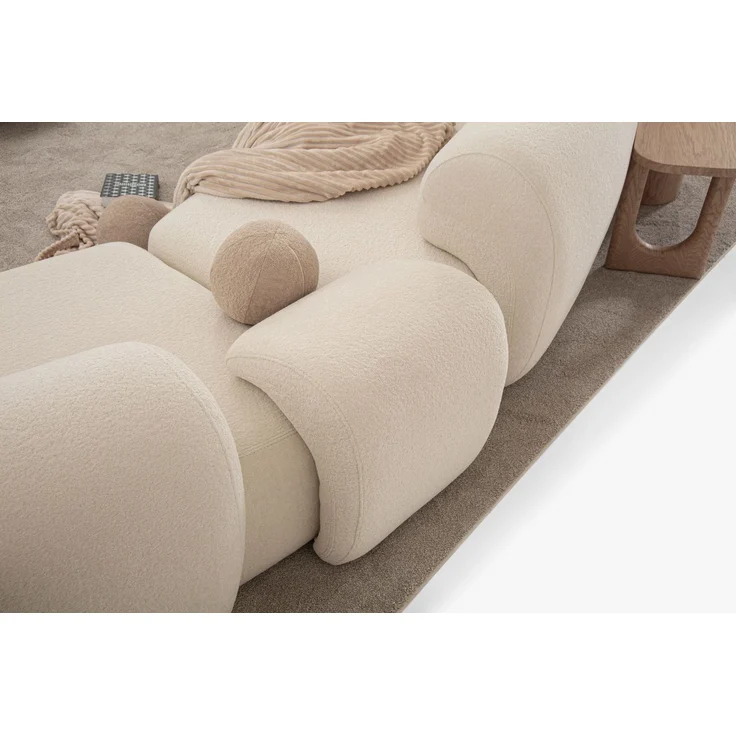 Ecksofa "Olympia" + Sessel-Beige – Bild 10