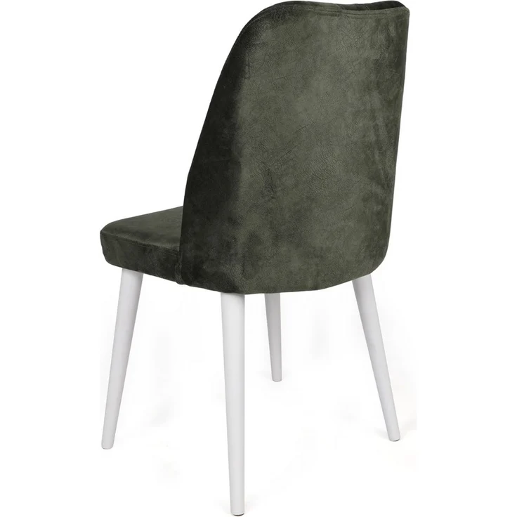 Skye Decor 'Alfa-492 V4' Stuhlset (4-teilig), Khaki / Weiß, 50 x 90 x 49 cm – Bild 3